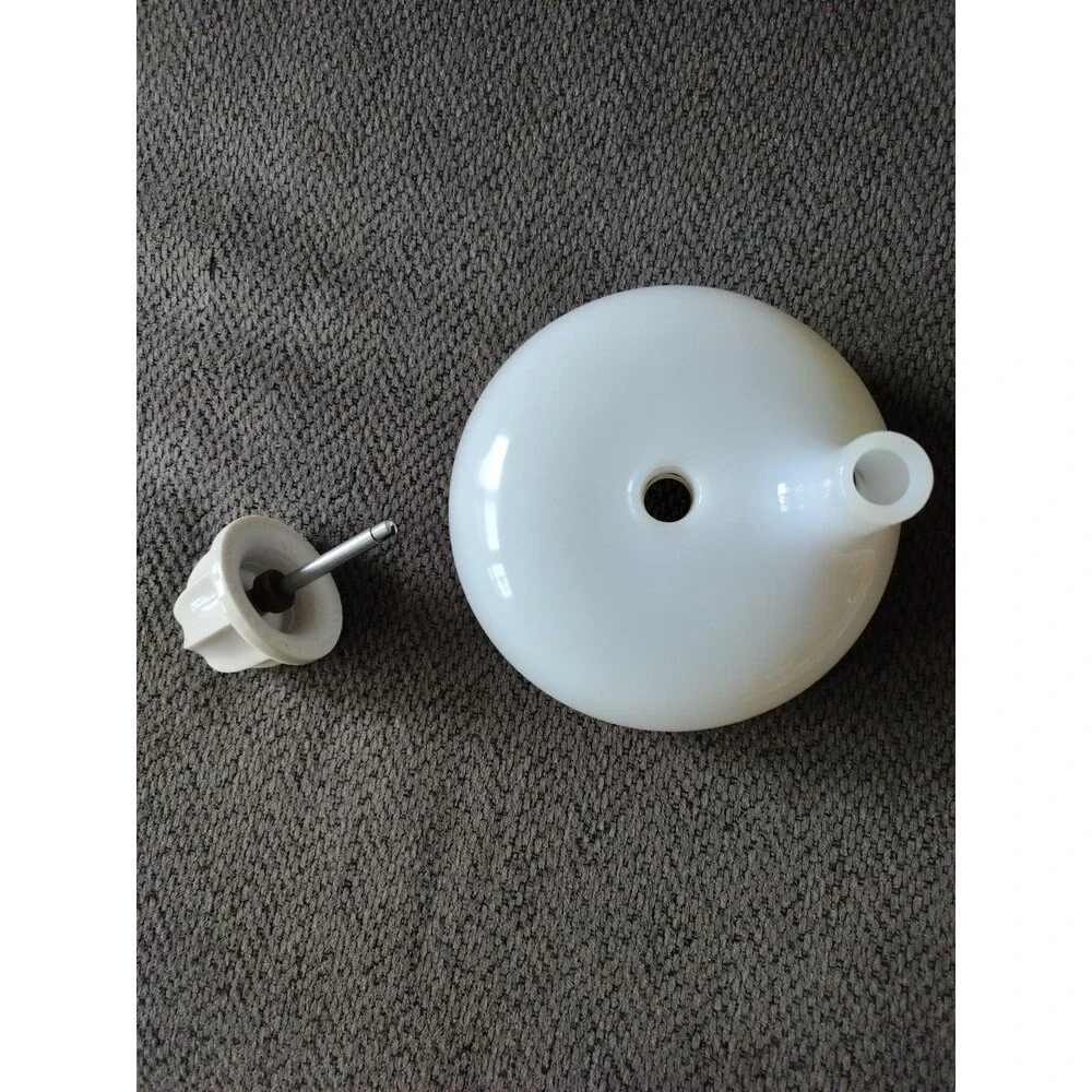 Sunbeam Mixmaster Power Plus Juicer Attachment Reamer And Milk Glass Juice Bowl